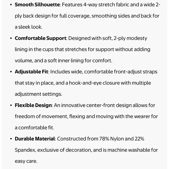 Vanity Fair Radiant Collection Smoothing Bra - Picture 3 of 3